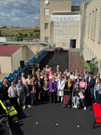Primera visita a las obras de El Patio del Amor