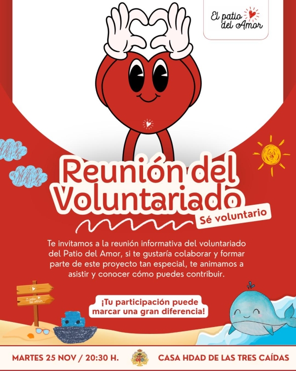 Reunion informativa del voluntariado de El Patio del Amor