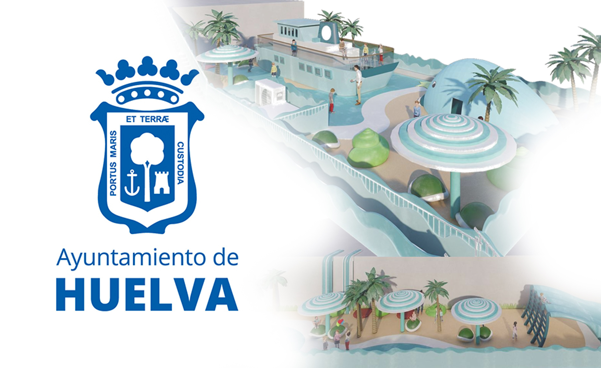 Primer metro cuadrado del suelo de caucho de 'El Patio del Amor'