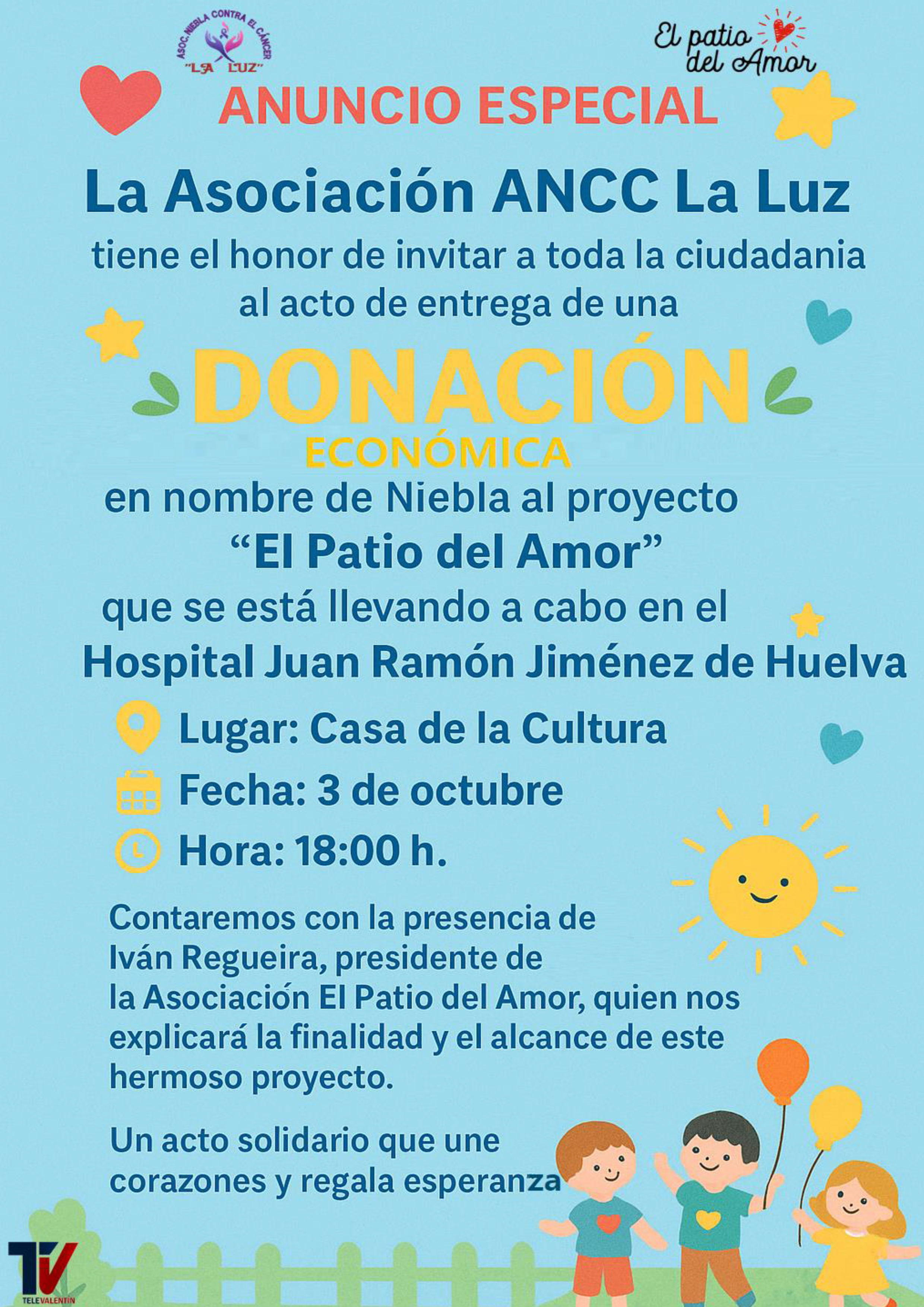 El Patio del Amor llega a Niebla: ¡un espacio para la infancia y la solidaridad!
